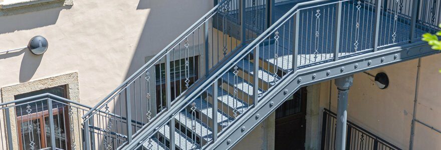 escalier extérieur